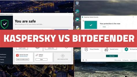 Bitdefender vs. Kaspersky .